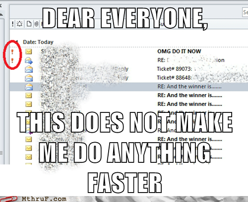 Message Flagged as Important
