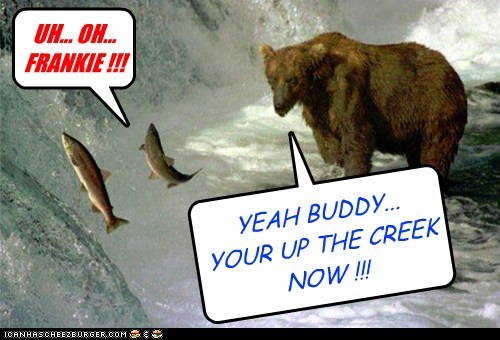 Without a Paddle!