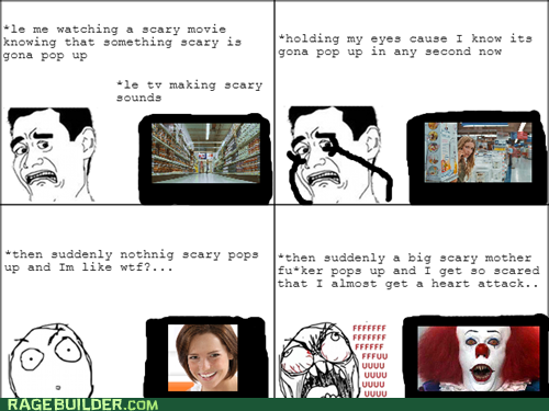 Happens to Me All the Time When I'm Watching a Scary Movie