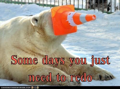 Some days you just need to redo