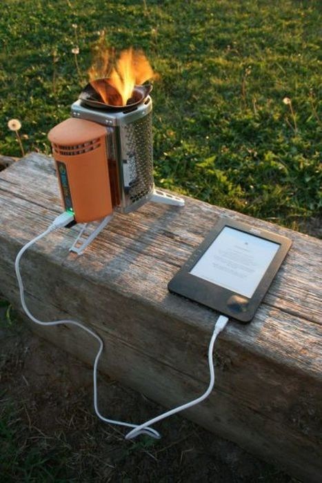 Charging Electronic Devices the Old Fashioned Way