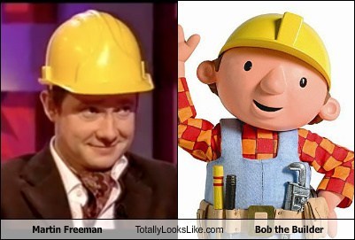 Martin Freeman Totally Looks Like Bob the Builder