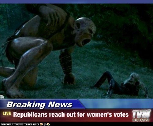 Breaking News - Republicans reach out for women's votes
