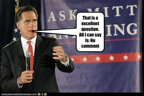 His answer for the bad questions too