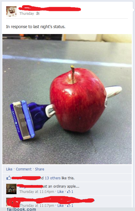 An apple a day...
