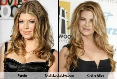 Fergie Totally Looks Like Kirstie Alley