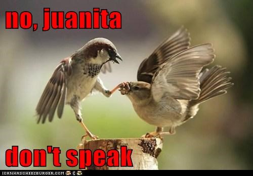 no, juanita  don't speak