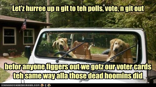 Voter registration fraud has gone interspecies