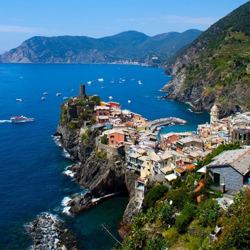 On the Edge of Vernazza, Italy