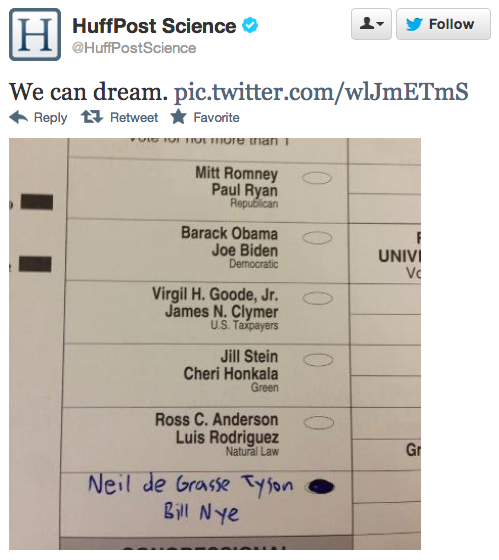 Who Was Your Write In?