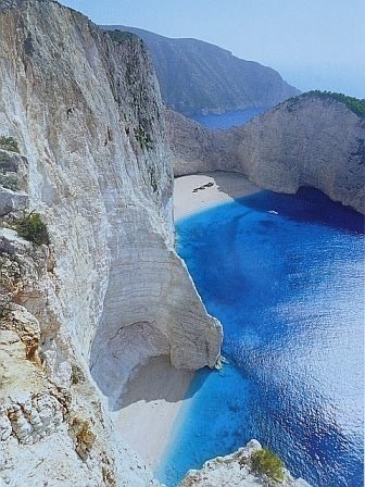 The White Cliffs of Mykonos, Greece