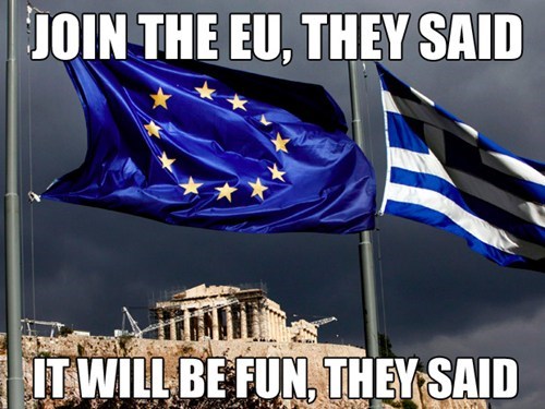 Greece Passes Austerity Bill for Bailout, EU Says Gotta Wait Some More