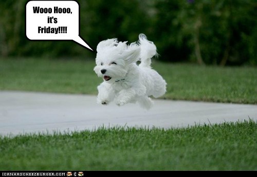 Wooo Hooo, it's  Friday!!!!