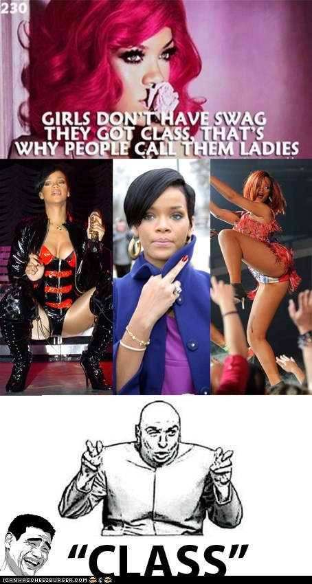 Rihanna “CLASS” Dr. Evil meme