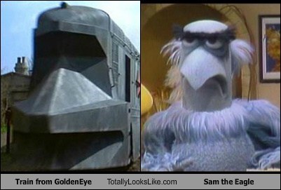 Train from GoldenEye Totally Looks Like Sam the Eagle