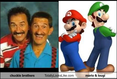 The Chuckle Brothers Totally Looks Like Mario and Luigi
