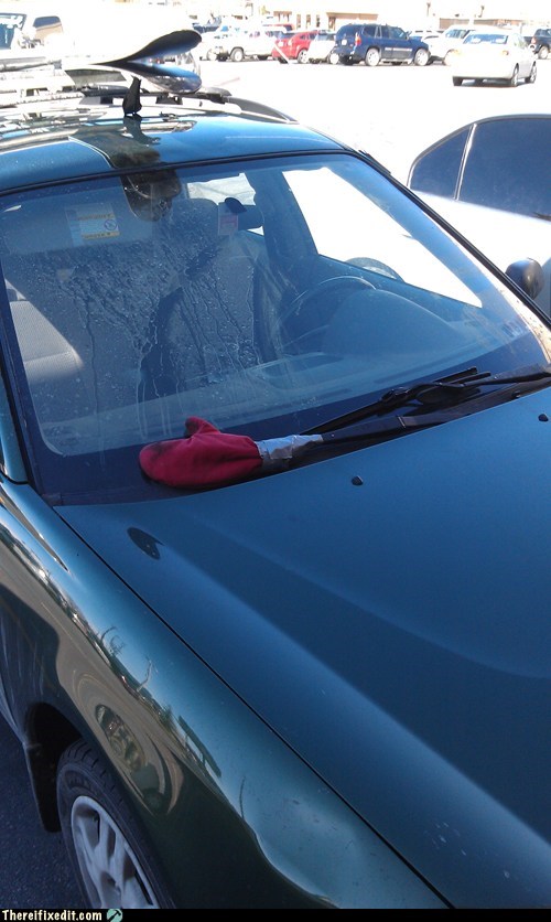 Makeshift Wiper