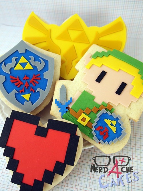 Om Nom Nom of the day: Legend of Zelda Cookies