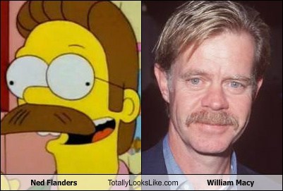 Ned Flanders Totally Looks Like William H. Macy