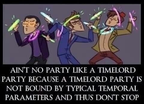Ain't no party like a tmelord party