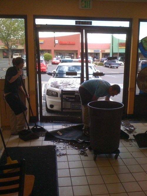 Meanwhile at the Donut Shop