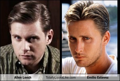 Allen Leech Totally Looks Like Emilio Estevez