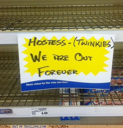 Rest in Peace our beloved Twinkies