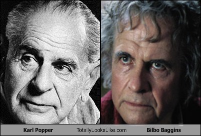 Karl Popper Totally Looks Like Ian Holm (Bilbo Baggins)