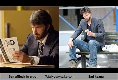 Ben Affleck in Argo Totally Looks Like Sad Keanu Reeves