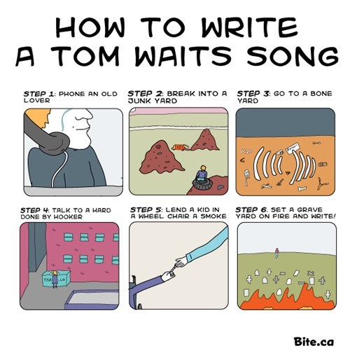 How to Write a Tom Waits Song