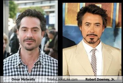 Omar Metwally Totally Looks Like Robert Downey, Jr.