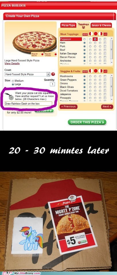 Pizza Hut Bronies