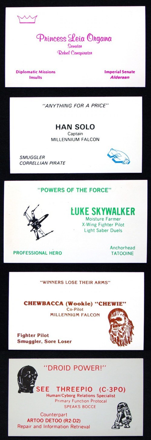 Star Wars Business Card