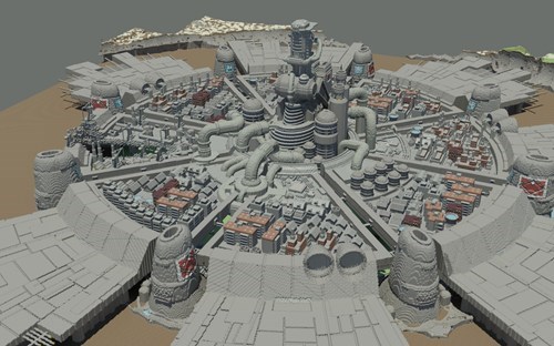 FF7 Midgar Recreated in MINECRAFT