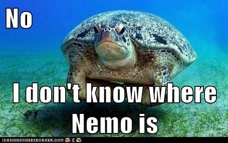 No  I don't know where Nemo is