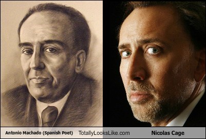 Antonio Machado (Spanish Poet) Totally Looks Like Nicolas Cage