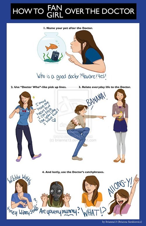 How to Fan Girl Over Doctor Who