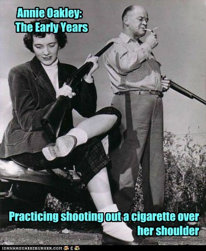 She Later Switched to a Rifle - and a New Partner