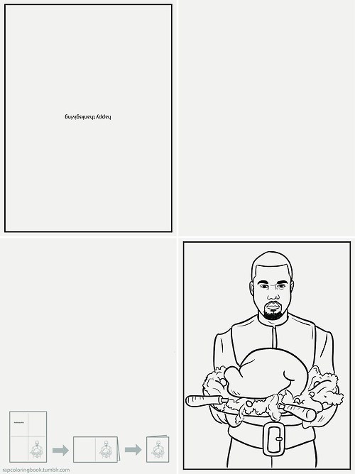 Kanye Thanksgiving Greeting Card