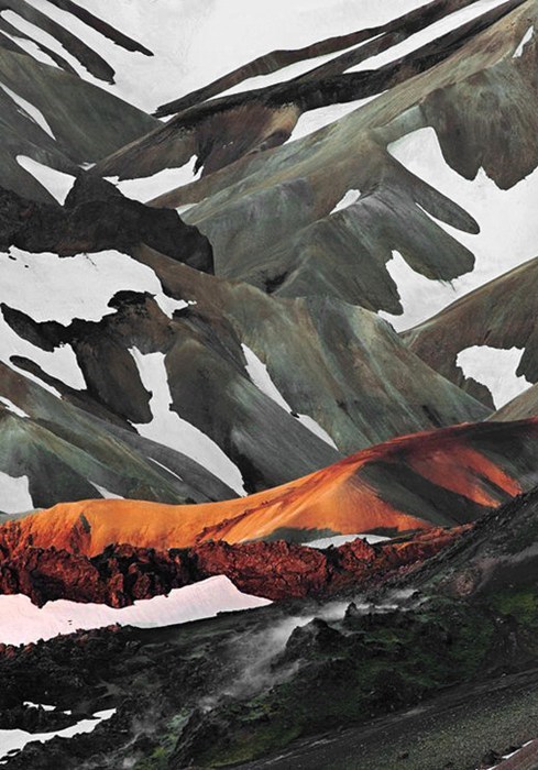 One of These Hills Seems Off in Landmannalaugar, Iceland