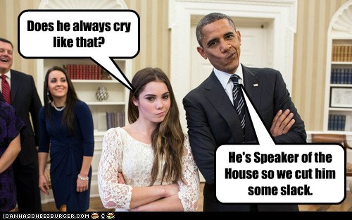 Does he always cry like that?