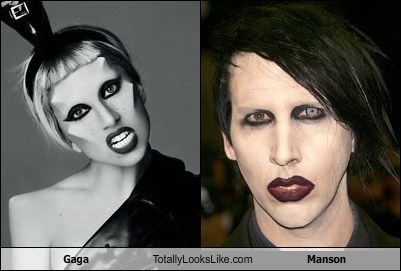 Lady Gaga Totally Looks Like Marilyn Manson