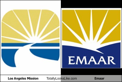 Los Angeles Mission Logo Totally Looks Like Emaar Logo