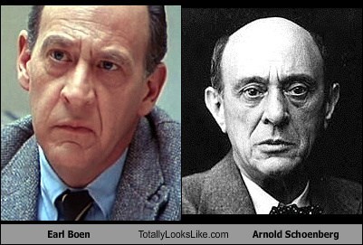 Earl Boen Totally Looks Like Arnold Schoenberg