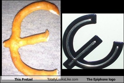 This Pretzel Totally Looks Like The Epiphone Logo