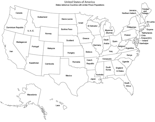 Countries With Similar State Prison Populations