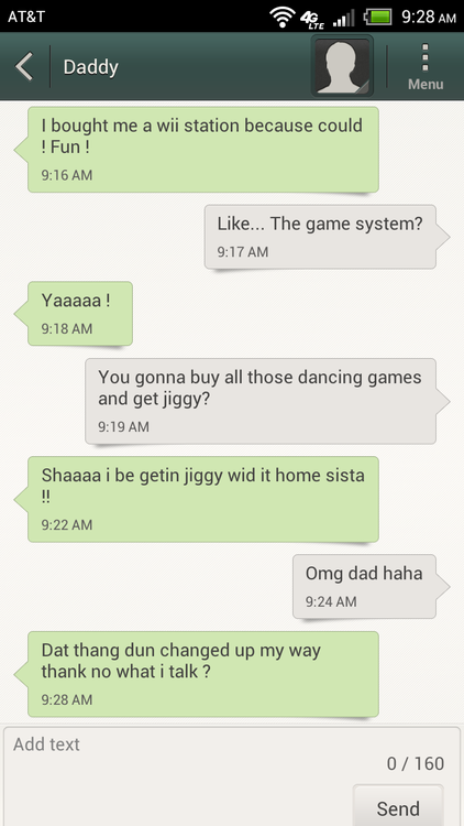 Dad Stahp.