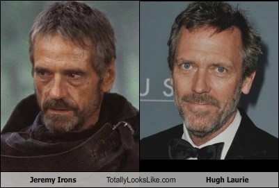 Jeremy Irons Totally Looks Like Hugh Laurie