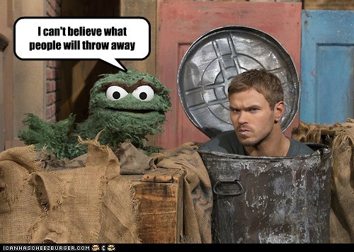 Who Throws Away a Perfectly Good Handsome?!
