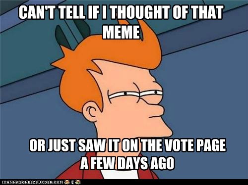 There's a page to vote on memes?
